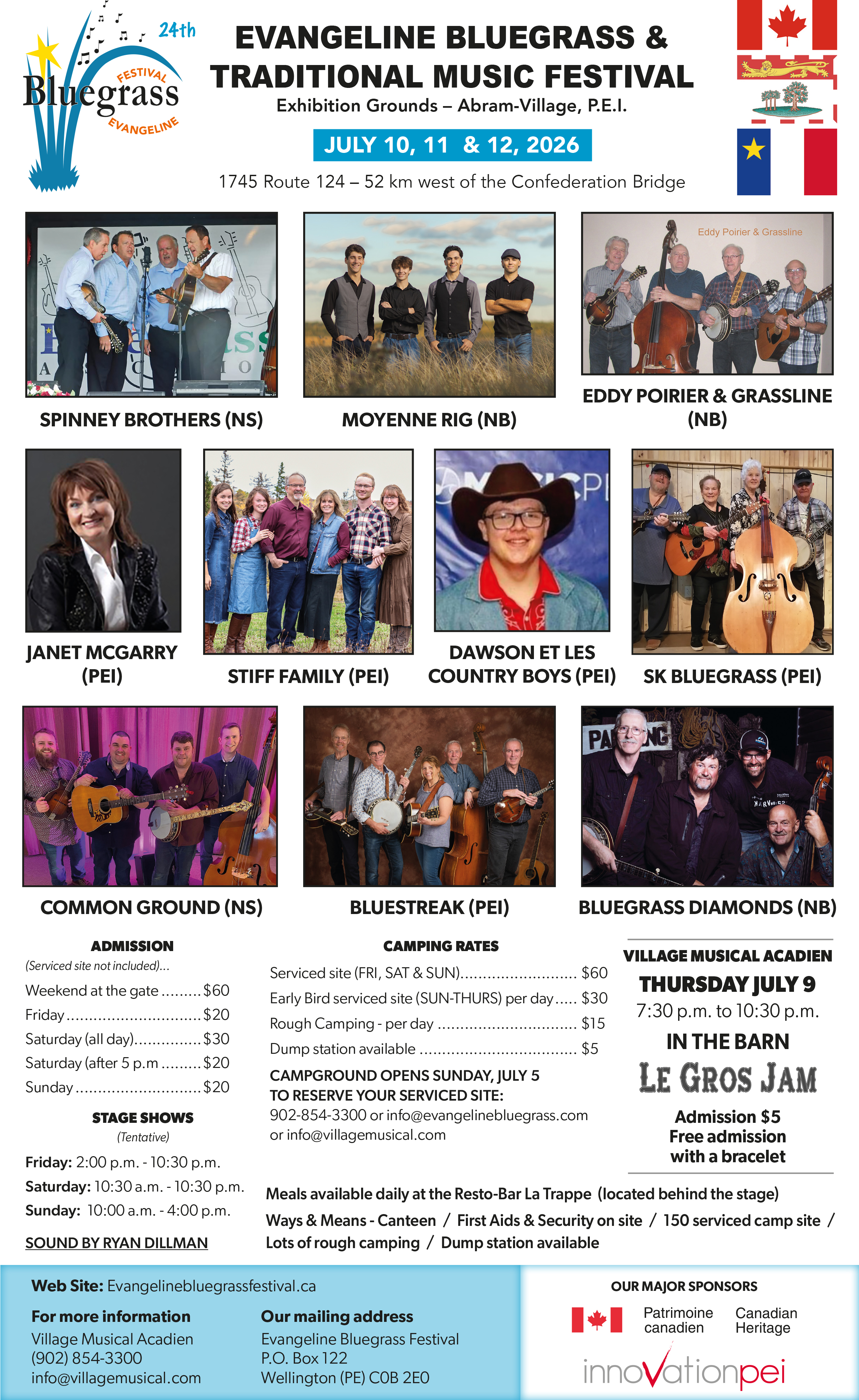 Evangeline Bluegrass & Traditional Music Festival